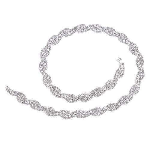 Kristall Glas Strass Kette Trimmen Handarbeit Kleidung Nähen Handwerk Dekoration Für Hochzeit Zubehör von NYSUZHOUJI