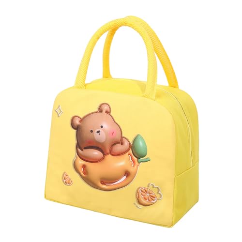 NYSUZHOUJI Kids Lunchbag Cartoon 3D Muster Oxford Stoff Multifunktional isoliertes Leichtgewicht tragbar für Schüler von NYSUZHOUJI