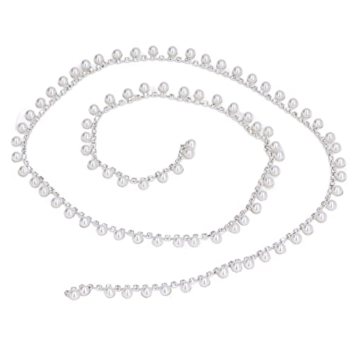 Perle Strass Kette Helle Exquisite Trim Haarband Tanz Kostüm Glas Harz Legierung von NYSUZHOUJI