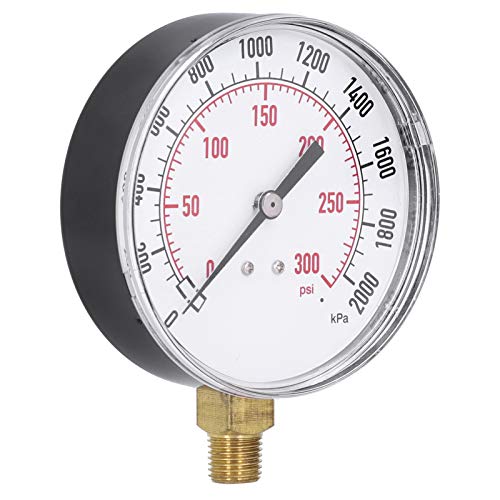 Vakuummanometer, Mini-Zifferblatt, Manometer, Messwerkzeug, tragbar, präzise, ​​leicht ablesbar für Wasser, Öl, Gas, Flüssigkeitsanwendungen von NYSUZHOUJI