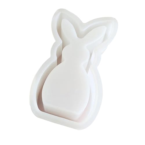 NZDFH Silikonform hase Silikonform Hase Silikonform hase 3D Gießform Ostern Silikonform Gießformen Gips Silikon KerzenformenGiessform Silikon Ostern von NZDFH