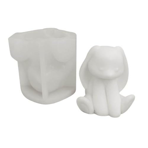 NZDFH Silikonform hase Silikonform Hase Silikonform hase 3D Gießform Ostern Silikonform Kerzenhalter Gipsformen zum Gießen Silikonform FrühlingFormen Für Gips Gießen von NZDFH