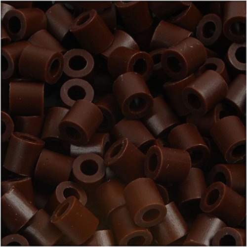 Nabbi Schmelzperlen aus Kunststoff, Plastik, Middle Brown, 1100-Piece von Nabbi