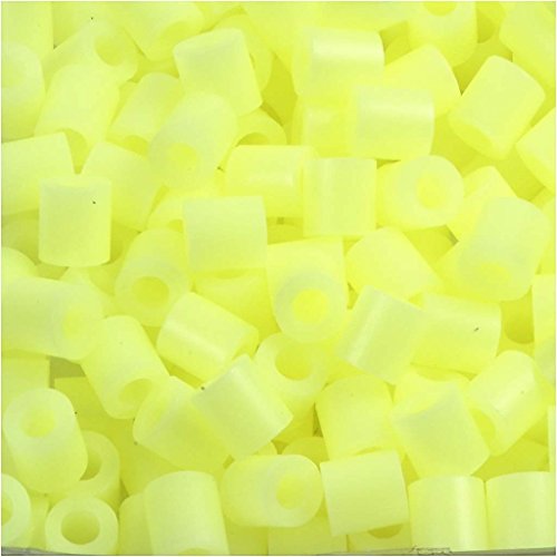 Nabbi Schmelzperlen aus Kunststoff, Plastik, Yellow Neon, 1100-Piece von Nabbi