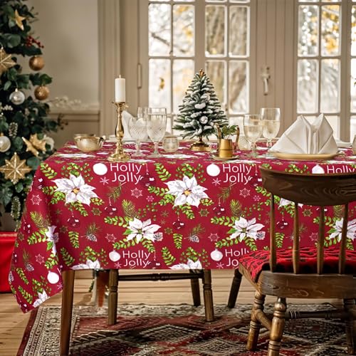 Tischdecke Weihnachten rechteckig 24 Plätze Tischdecke Twill bedruckt 6974 von Nada Home