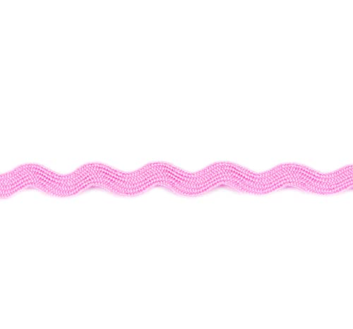 Band Zackenlitze Nähband Stoffband rosa 100 cm - Band zum Basteln und Nähen von Nadeltraum