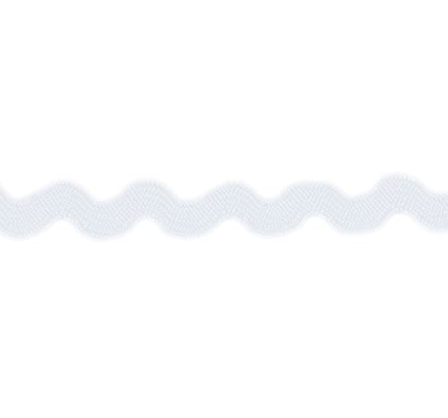 Band Zackenlitze Nähband Stoffband weiß 100 cm - Band zum Basteln und Nähen von Nadeltraum