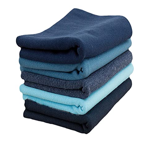 Baumwoll - Bündchenstoff Bündchen SET Pakete Schlauchware Blautöne - 5 x 50 cm x 35/70 cm Baumwoll - Bündchenstoff Bündchen SET Pakete Schlauchware Blautöne - 5 x 50 cm x 35/70 cm von Nadeltraum