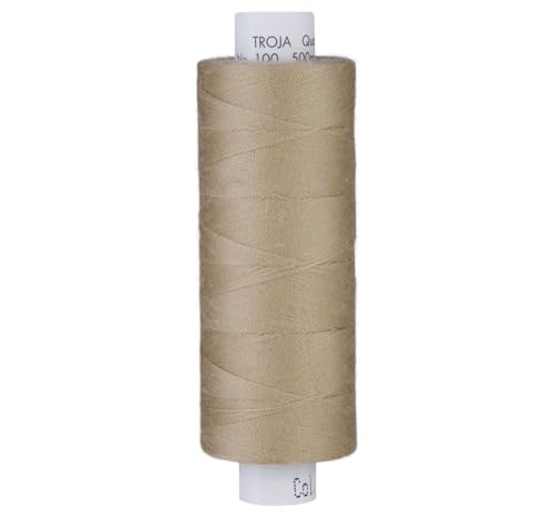 Nadeltraum Nähgarn Polyester 500 cm dunkelbeige von Nadeltraum