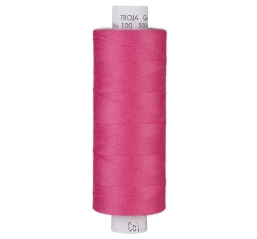 Nähgarn Nähmaschine AMANN TROJA Nähfaden Allesnäher Universal 500 cm magenta von Nadeltraum