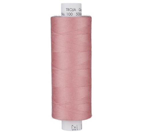 Nähgarn Nähmaschine AMANN TROJA Nähfaden Allesnäher Universal 500 cm rosa von Nadeltraum