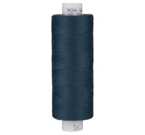 Nähgarn Nähmaschine AMANN TROJA Nähfaden Allesnäher Universal 500 m jeansblau von Nadeltraum