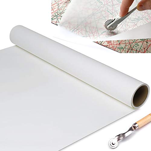 10m x 1m - Schnittmusterpapier Seidenpapier auf Rolle Schneider Papier Halbtransparent zum Abpausen von Schnittmuster für Stoffe Kopierpapier von Nähmit