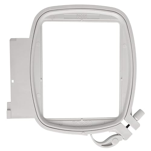 Nähwelt Flach Stickrahmen Creative Petite Square Hoop für Pfaff (80 x 80 mm) Creative Stickmaschinen, grau von Nähwelt Flach