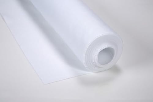 Nähwelt Flach Volumenvlies 272 Thermolam, Flor, Weiß, Polyester/100%, 90 cm x 25 m, Hitze- & Kälteisolierung, ideal für Topflappen & Topfuntersetzer, Bügelunterlage, waschbar bis 30°C von Nähwelt Flach