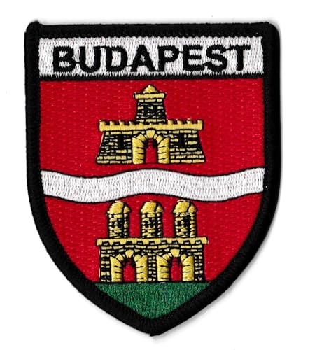 Aufnäher Budapest Ungarn bestickt Wappen Stadt Europa von NagaPatches