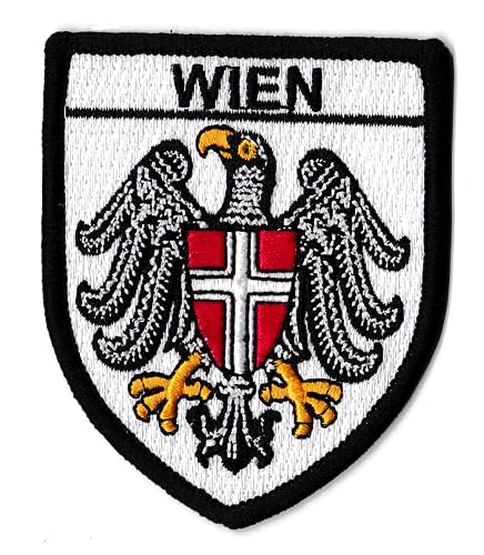 Aufnäher zum Aufbügeln Wien Österreich Stadt Wien von NagaPatches