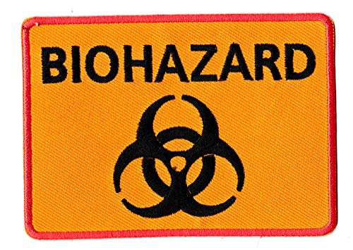 NagaPatches Aufnäher zum Aufbügeln, Biohazard Virus von NagaPatches