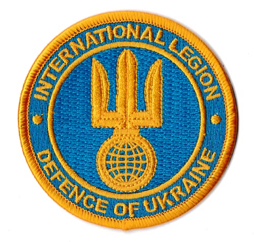 Patch Aufnäher Legion Internationale Ukraine Patch Militär zum Aufbügeln von NagaPatches