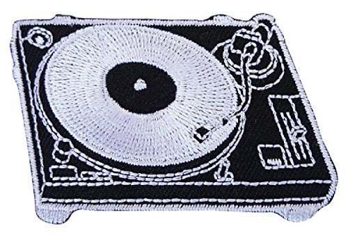 NagaPatches Patch Aufnäher zum Aufbügeln Platin Schallplatten von NagaPatches