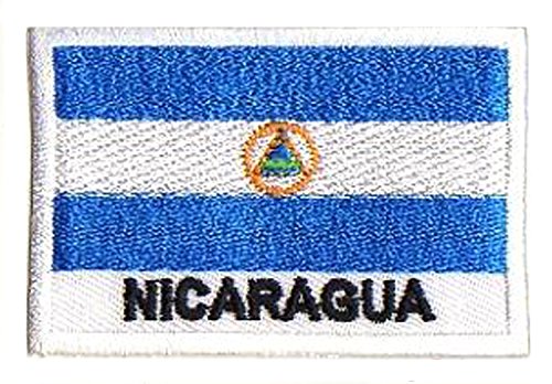 Aufnäher Flagge Nicaragua, bestickt von NagaPatches