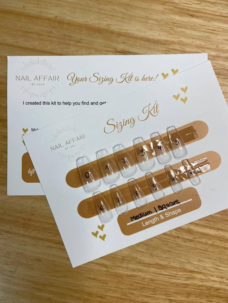 Sizing Kit - Finde Deine Perfekte Größe von NailAffairbyLeah