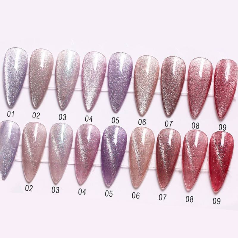 9 Farben Katzenauge Traum Wunderland Uv/Led Gel Nagellack 8Ml von NailQueenNYC