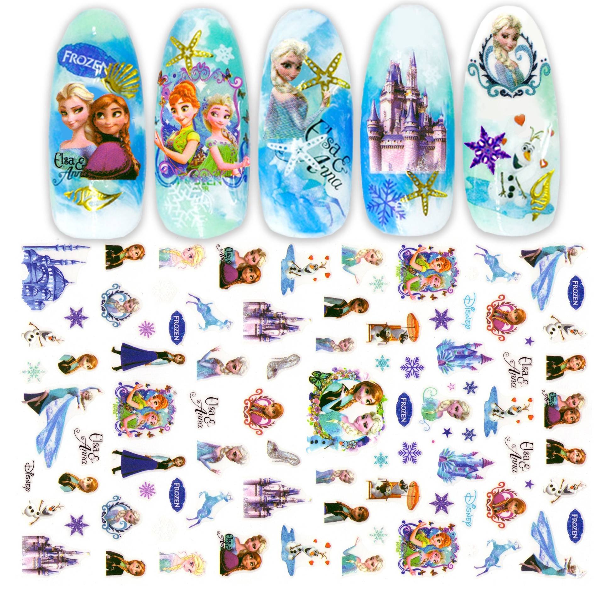 Frozen Nail Art Sticker von NailQueenNYC