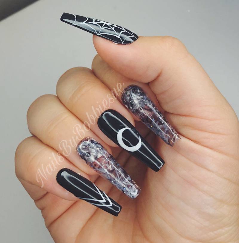 Halloween/Spellcast Drücken Auf Nägel Künstliche Wiederverwendbare Selbstgemachte von NailsByBobbiesue