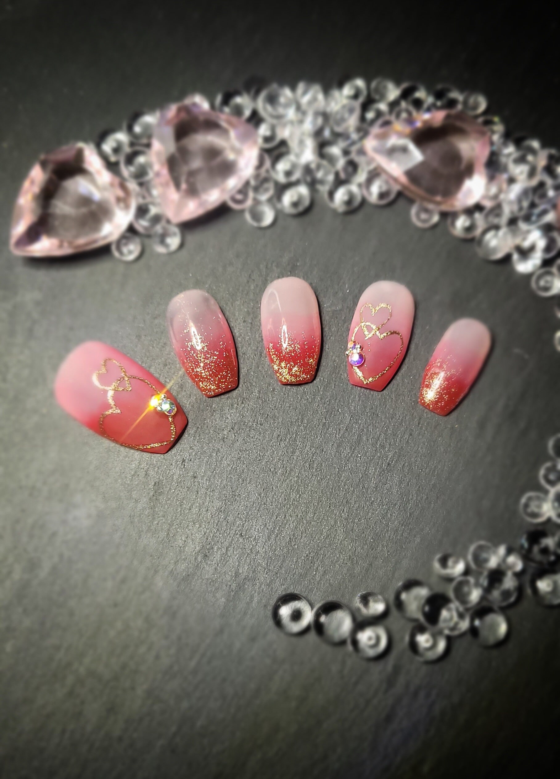 Valentinstags Press-On-Nägel von NailsByRosalieWagner