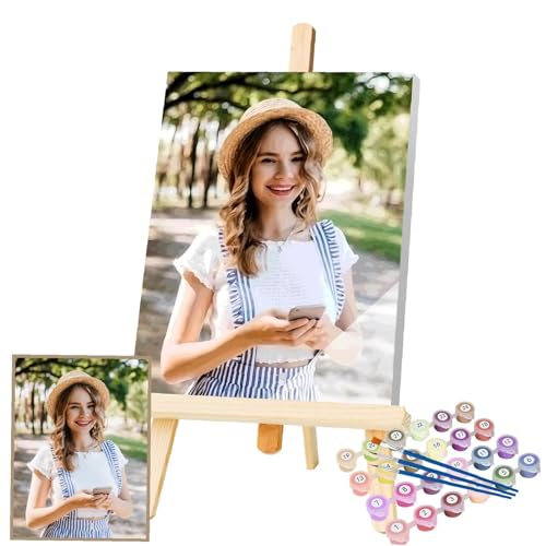 Personalisiertes Malen nach Zahlen für Erwachsene Personalisiertes Malen nach Zahlen-Set vom Foto, Personalisiertes Gemälde, Ölgemälde, Leinwand, Geschenk für Familie, Freunde, Haustiere von Naispanda