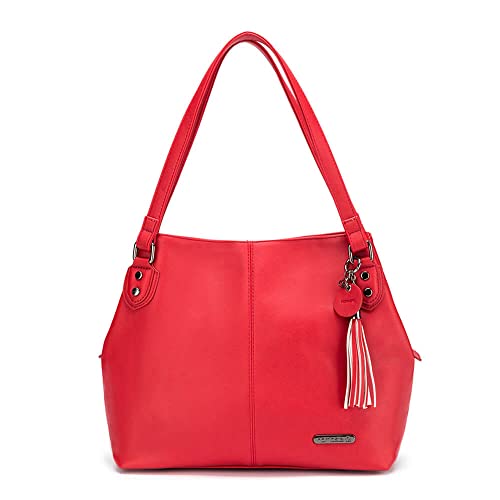 Namaste 91175 Shoulder Bag, Kunstleder, Red, Einheitsgröße von Namaste