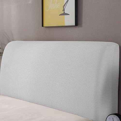 Namzi 1 x weicher Stoff, elastischer Plüschstoff, Komplettpaket, Schlafzimmer-Dekoration, Bettkopf-Schutzhülle, 2,2 m lang, Weiß Namzi 1 x weicher Stoff, elastischer Plüschstoff, Komplettpaket, Schlafzimmer-Dekoration, Bettkopf-Schutzhülle, 2,2 m lang, Weiß von Namzi