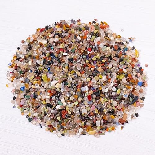 Namzi 200 g Farbe natürlicher Schotter Optimierung 3–5 mm Naturstein Ornament Entmagnetisierung Perle Blumentopf Aquarium dekorativer Stein von Namzi