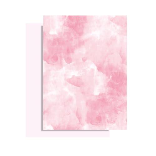 Namzi Aquarell-Verpackungspapier zum Färben von Heiligenschein, Blumenstrauß, Blumenverpackungsmaterial, Geschenkpapier (Rosa) von Namzi