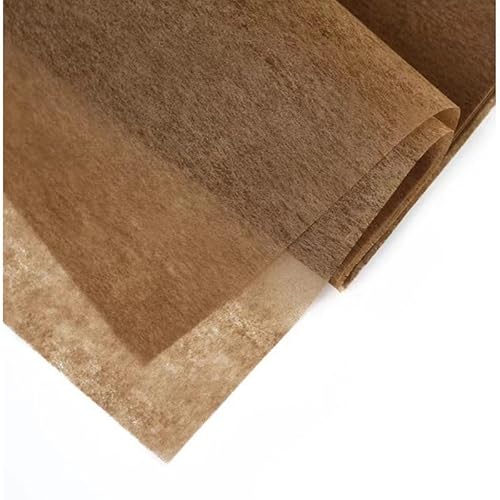 Namzi Baumwollpapier, einfarbig, halbtransparent, Vliesstoff, Innenpapier, Blumenstrauß, Handpapier, plissiertes Papier, 50 x 50 cm (Kaffeefarbe) von Namzi