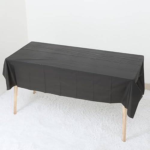 Namzi Einweg-Tischdecke – 10 Stück, 130 x 183 cm, Tischdecke für Partys, dekorative Tischdecken, geeignet für rechteckige Tische, blaue Tischdecke B von Namzi