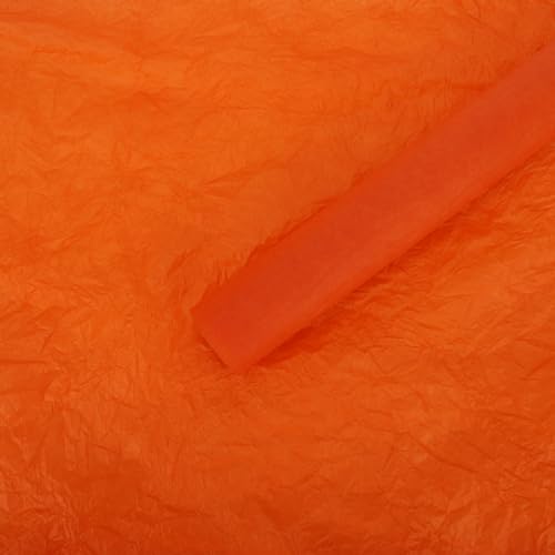 Namzi Farbiges Papier, dünnes Kopierpapier, Kleidung, Verpackung, Futter, Schnee, Birne, Papier, Blumen, Geschenkpapier, 70 x 50 cm (orange) von Namzi