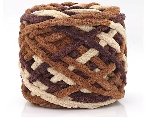 Namzi Grobes Garn, superweiches Acryl, sperrig, dick, waschbar, für Armstricken, DIY, handgefertigte Decken, Schals, Pullover, Creme, ca. 100 g (A26) von Namzi