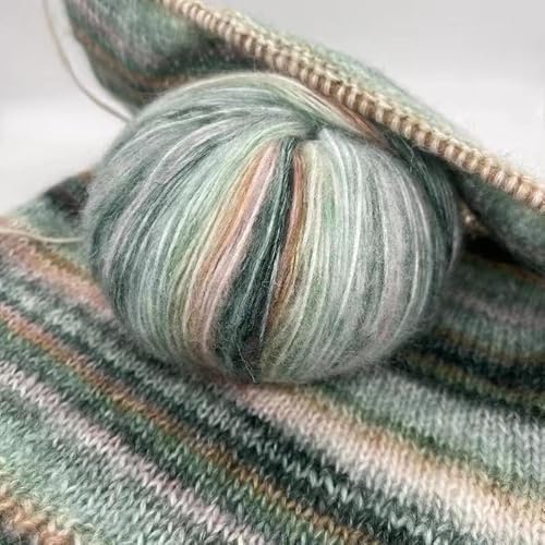 Namzi Weiche Plüschwolle, Acryl, ausgefallenes Schlaufengarn für Puppenhaarherstellung, Häkeln, Stricken, Nadelfilzen, Puppenhaar, lockiges Haar, Spulen aus Wollfilz, kardierte Schafwolle, Roving, von Namzi