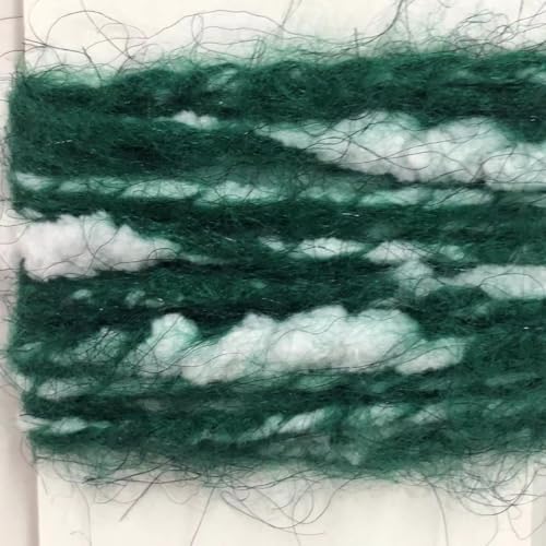 Namzi Weiche Plüschwolle, Acryl, ausgefallenes Schlaufengarn für Puppenhaarherstellung, Häkeln, Stricken, Nadelfilzen, Puppenhaar, lockiges Haar, Spulen aus Wollfilz, kardierte Schafwolle, Roving, von Namzi