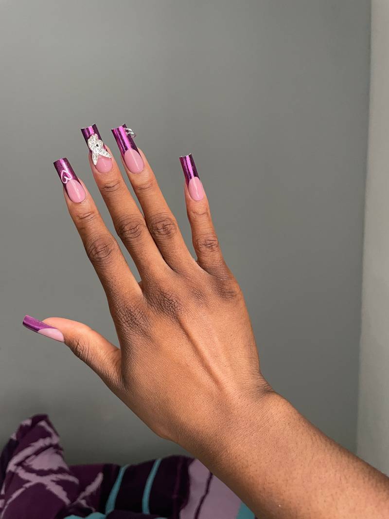 Press On Nails Purple von Nangynails