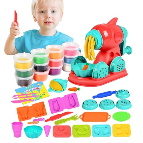 Nankoyal Modelliermasse, Spielen Sie Ton für Kinder, Dough Kitchen Creations Spielset für Mädchen, Geburtstag, Wochenendparty, Geschenk für Kinder von Nankoyal