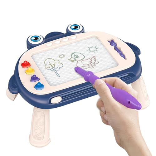 Doodle Board Tablet Toy - Magnetes Zeichenbrett, Scribble Board In Form Eines Frosches Mit Beinen | Kinderzeichnungsmatten, Lernen Von Spielzeug Für Abnehmbare Kleinkinder von Naqqios