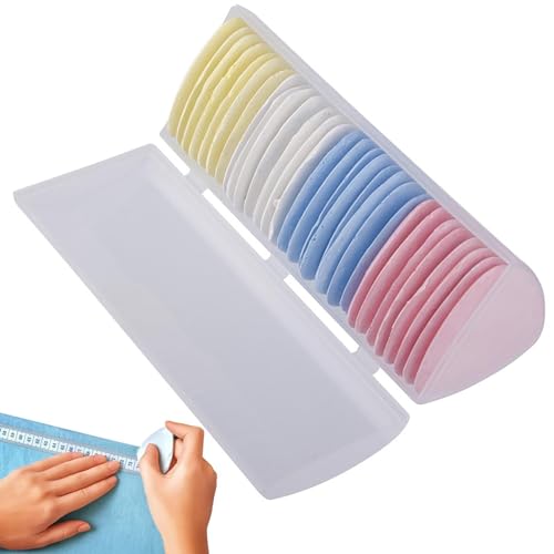Schneiderkreide – Dreieck Tailor Chalk, Schneiderkreide | Kreide für farbige Nähstoffe, Näharbeiten und Zubehör für Handwerk, Nähen, Quilten, Lieferung mit Box Schneiderkreide – Dreieck Tailor Chalk, Schneiderkreide | Kreide für farbige Nähstoffe, Näharbeiten und Zubehör für Handwerk, Nähen, Quilten, Lieferung mit Box von Naqqios
