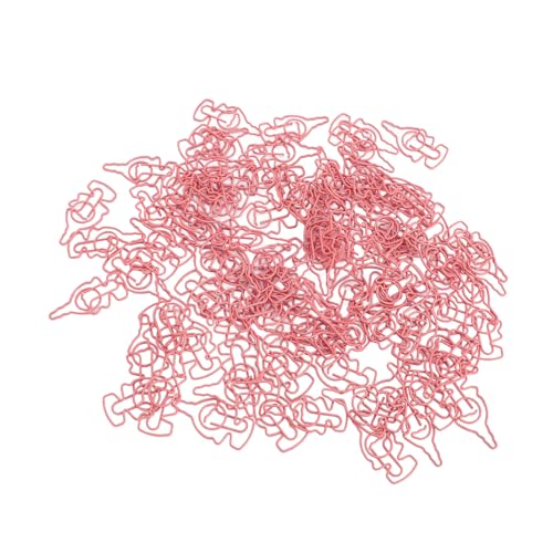 100 Stück Niedlicher Büroklammer-Sammler, Tragbar, Langlebig, Multifunktional, Markierungsklammer für Schulen von Naroote