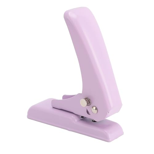 Kompakter Locher, 5,5 Mm Unten, Schrottbox, Einzellocher für Lederhandwerk für Zuhause, Schule, Büro (PURPLE) von Naroote