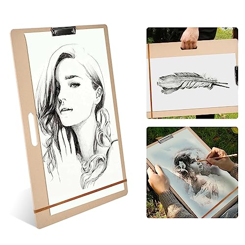 Zwischenablage, Zeichenbrett 45 * 60 Cm mit Metal Clip Sketch Board für das Malerei Zeichnen von Naroote