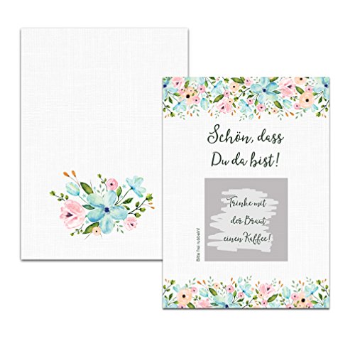 50 Rubbelkarten "Weiße Hochzeit!", Hochzeit Spiel, Gastgeschenk Hochzeit… von Nastami