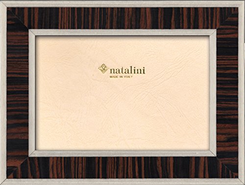 NATALINI, 101 Ebano 10X 15 cm, Bilderrahmen mit Unterstützung für Tisch, Holz, Ebenholz, äußere Ausmaß 15 X 20 X 1,5 cm von Natalini